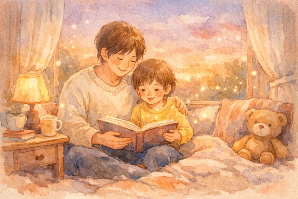 parent and child spending time together